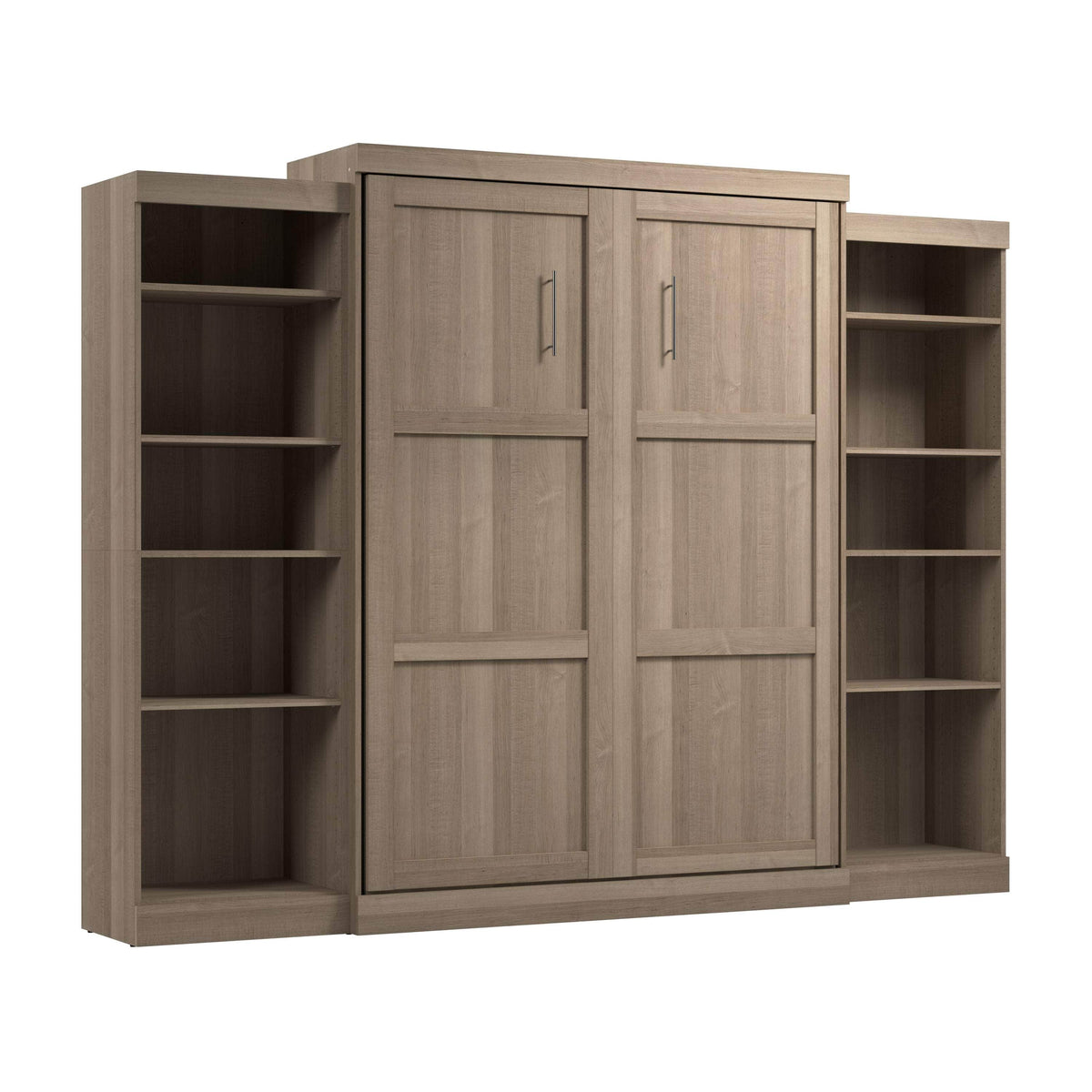 Modubox Pur Queen Murphy Wall Bed and 2 Storage Units (115W), image 68