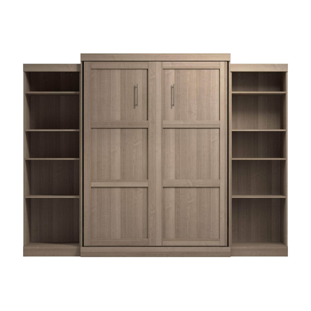 Modubox Pur Queen Murphy Wall Bed and 2 Storage Units (115W), image 67
