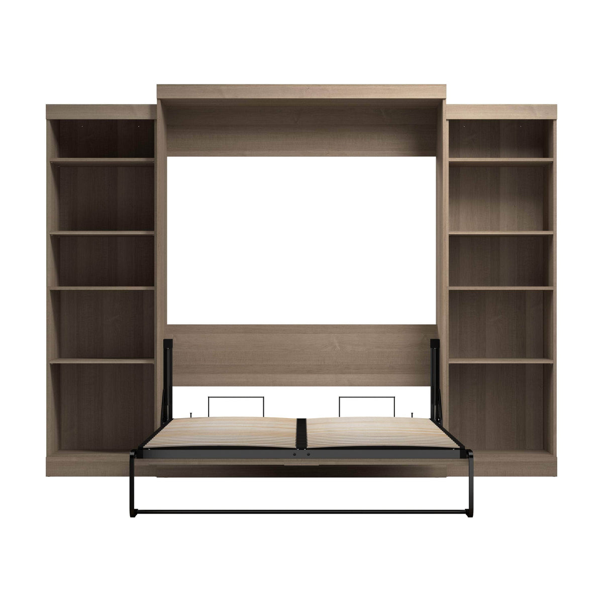 Modubox Pur Queen Murphy Wall Bed and 2 Storage Units (115W), image 71