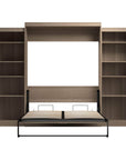 Modubox Pur Queen Murphy Wall Bed and 2 Storage Units (115W), image 71