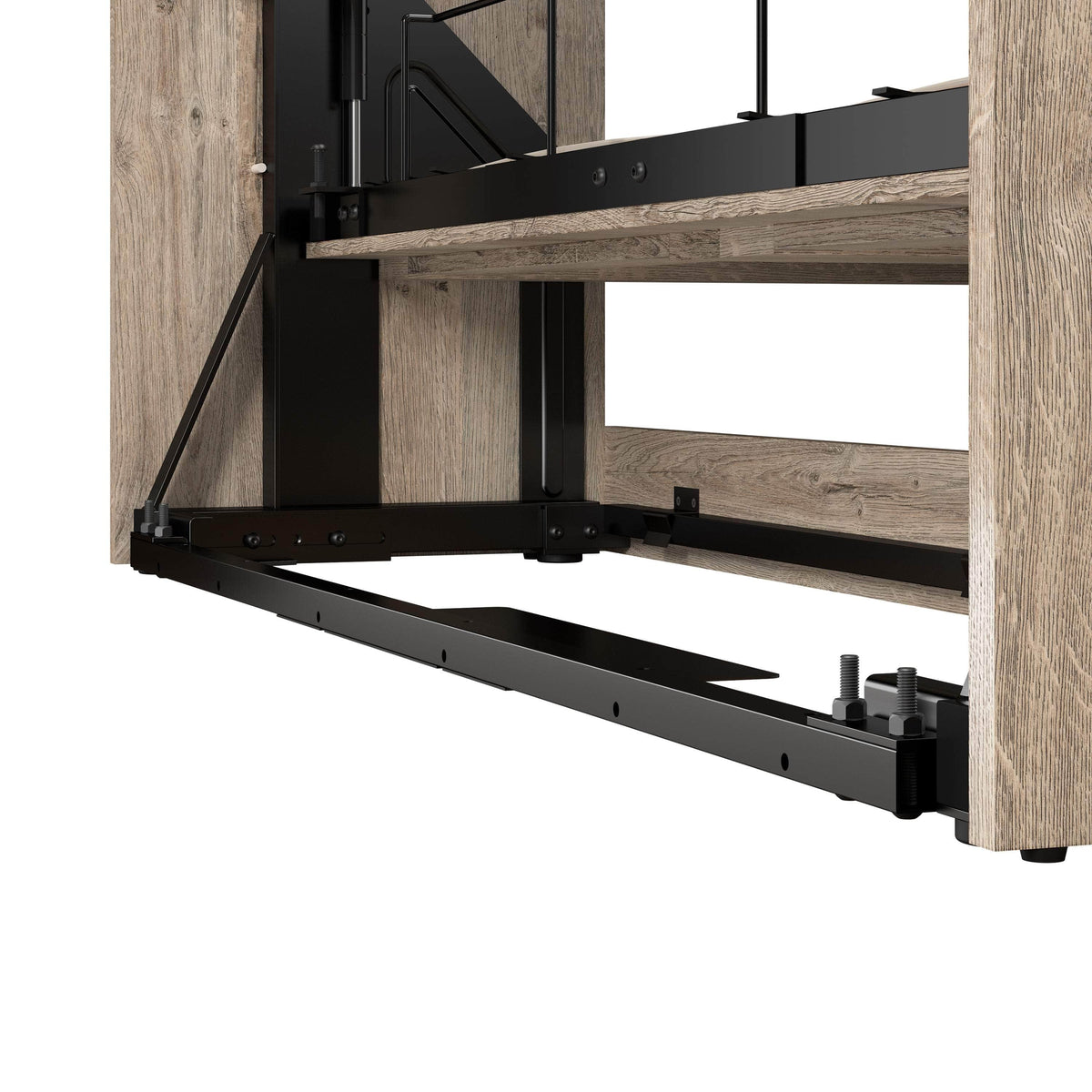 Modubox Pur Queen Murphy Wall Bed and 2 Storage Units (115W), image 38