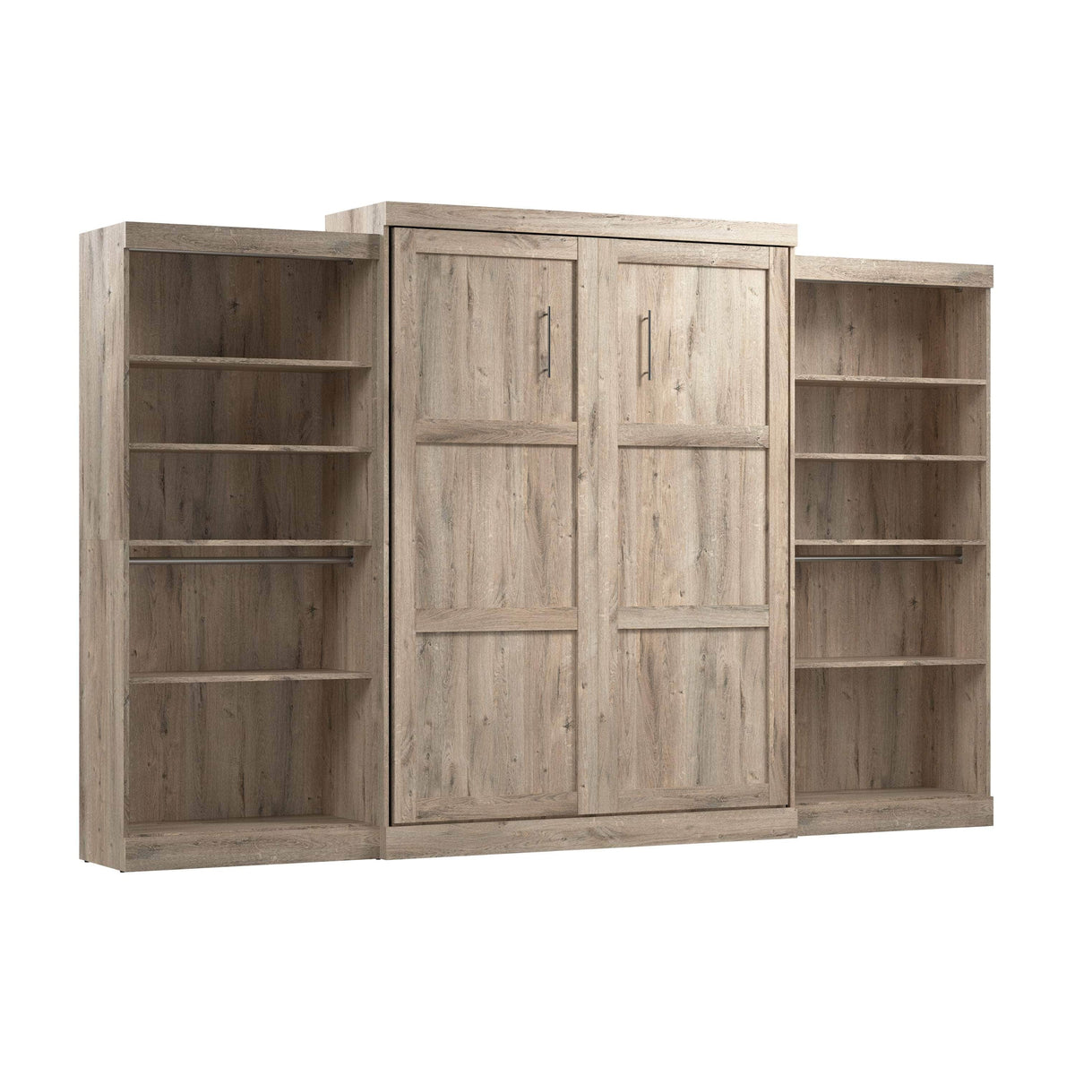 Modubox Pur Queen Murphy Wall Bed and 2 Storage Units (136”), image 27