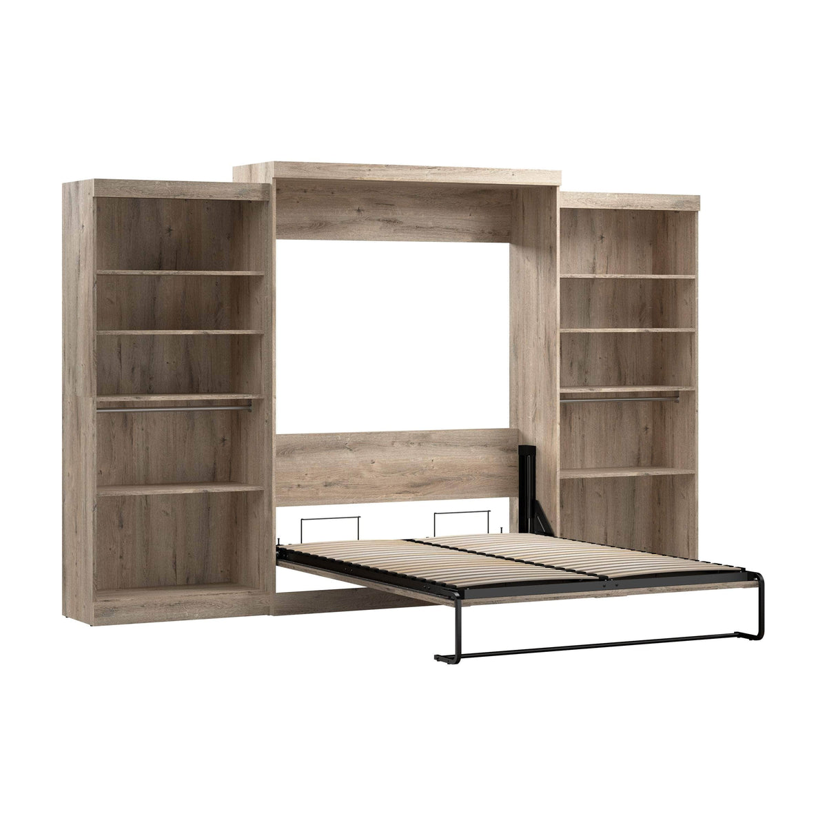 Modubox Pur Queen Murphy Wall Bed and 2 Storage Units (136”), image 28
