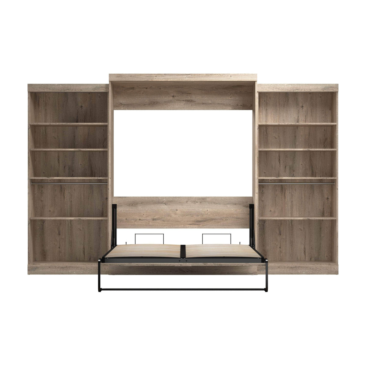 Modubox Pur Queen Murphy Wall Bed and 2 Storage Units (136”), image 30
