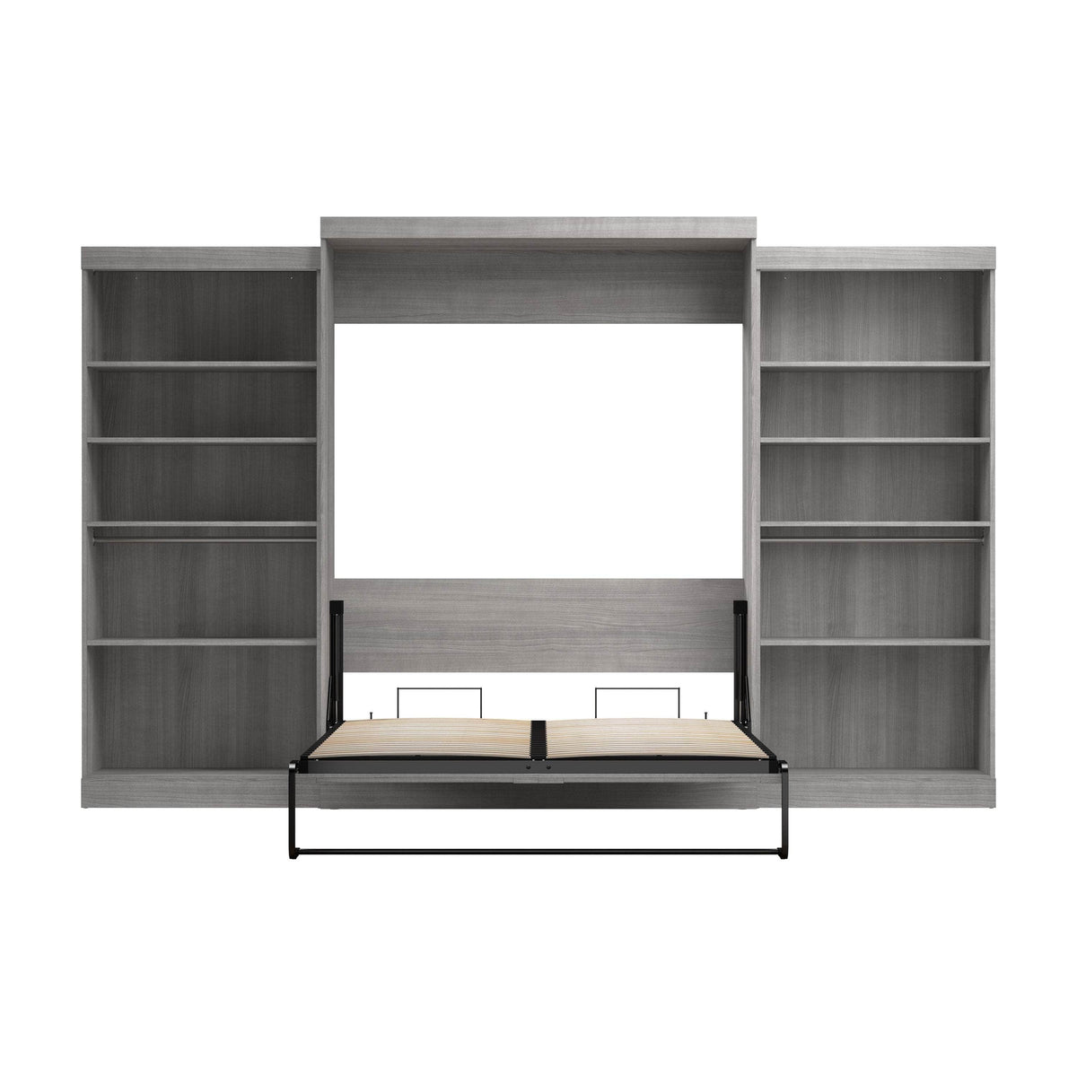 Modubox Pur Queen Murphy Wall Bed and 2 Storage Units (136”), image 40
