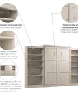 Modubox Pur Queen Murphy Wall Bed and 2 Storage Units (136”), image 56