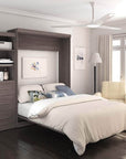 Modubox Pur Queen Murphy Wall Bed and Storage Unit with Drawers (90W), image 1