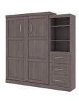 Modubox Pur Queen Murphy Wall Bed and Storage Unit with Drawers (90W), image 3