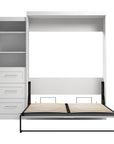 Modubox Pur Queen Murphy Wall Bed and Storage Unit with Drawers (90W), image 16