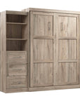 Modubox Pur Queen Murphy Wall Bed and Storage Unit with Drawers (90W), image 30