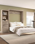 Modubox Pur Queen Murphy Wall Bed and Storage Unit with Drawers (90W), image 28