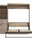 Modubox Pur Queen Murphy Wall Bed and Storage Unit with Drawers (90W), image 35