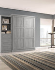 Modubox Pur Queen Murphy Wall Bed and Storage Unit with Drawers (90W), image 43