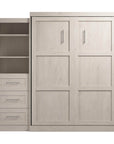 Modubox Pur Queen Murphy Wall Bed and Storage Unit with Drawers (90W), image 58