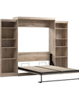 Modubox Pur Queen Murphy Wall Bed and 2 Storage Units (115W), image 31