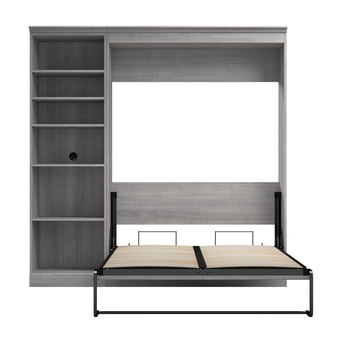 Modubox Versatile Full Murphy Wall Bed and 1 Storage Unit, image 14