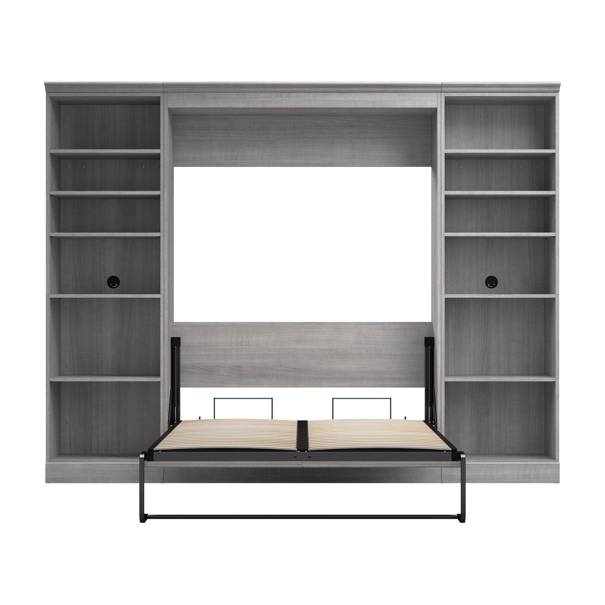 Modubox Versatile Full Murphy Wall Bed and 2 Storage Units, image 13