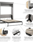 Modubox Versatile Full Size Murphy Bed, image 12