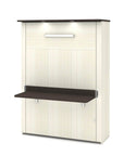 Modubox Lumina Full Murphy Wall Bed with Desk, image 3