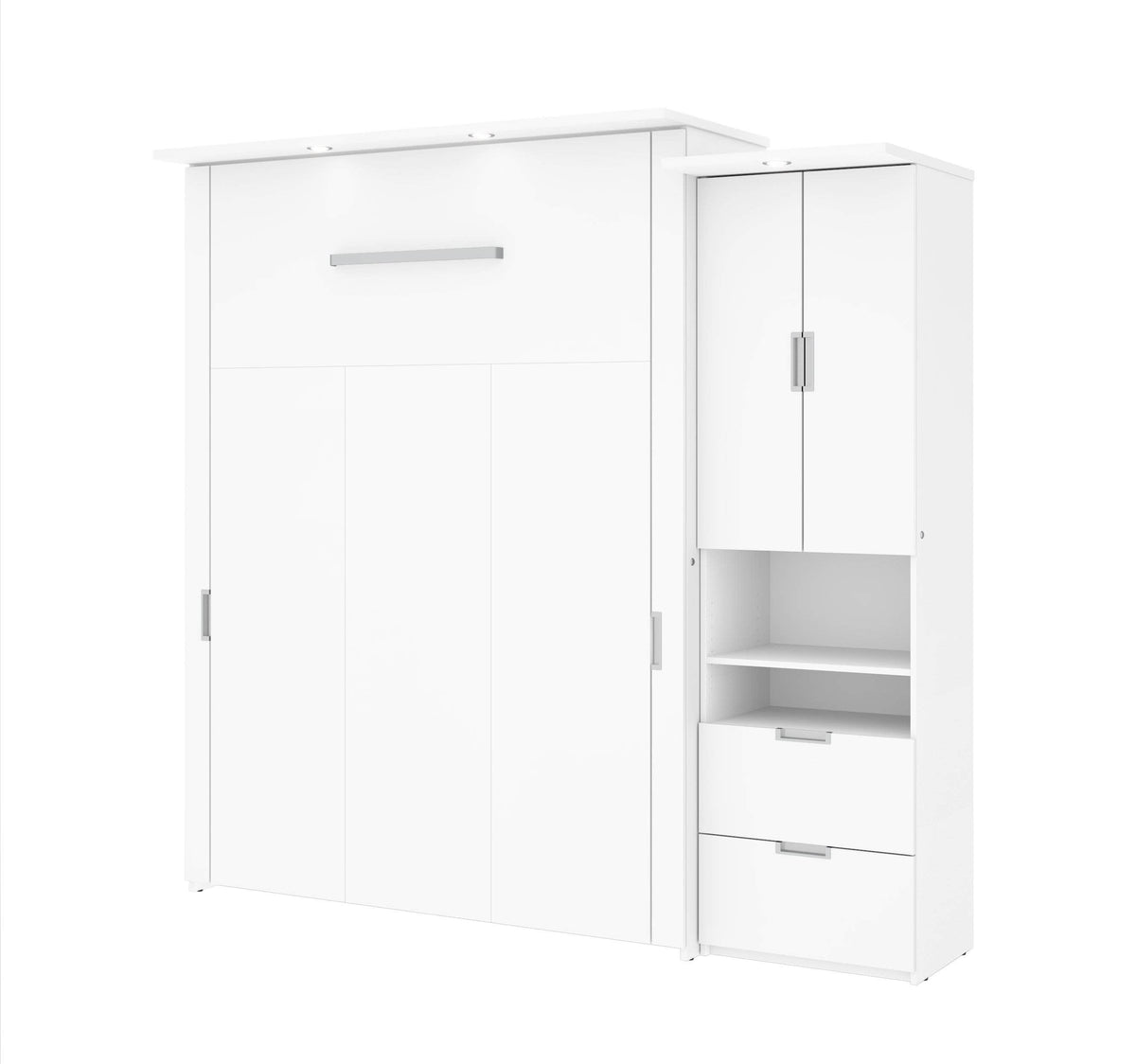 Modubox Lumina Queen Murphy Wall Bed and 1 Storage Unit (89”), image 3