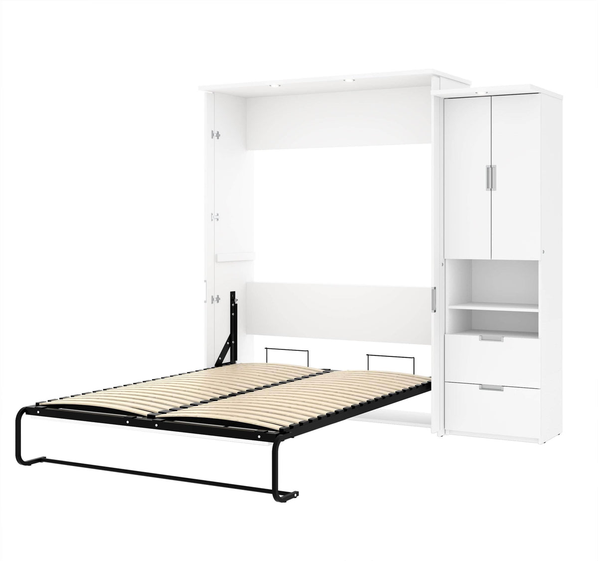 Modubox Lumina Queen Murphy Wall Bed and 1 Storage Unit (89”), image 4