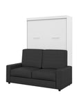 Modubox Nebula Full Murphy Bed and a Sofa White, image 3