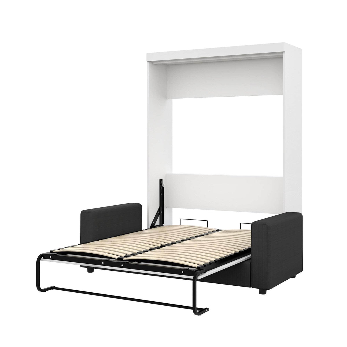 Modubox Nebula Full Murphy Bed and a Sofa White, image 4