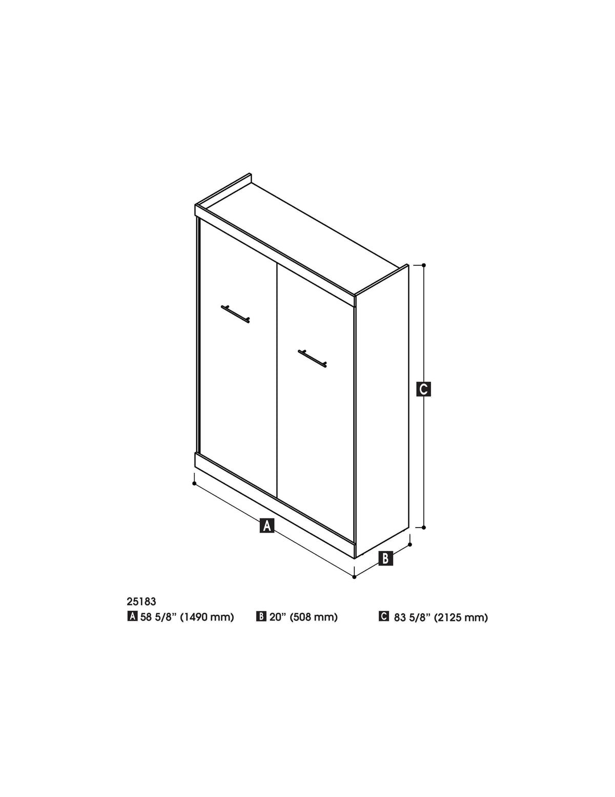 Modubox Nebula Full Murphy Bed and a Sofa White, image 6