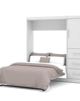 Modubox Nebula Full Murphy Wall Bed and Storage Unit with Drawers (84W), image 4