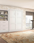 Modubox Pur 101" Queen Size Murphy Wall Bed with Storage Unit, image 5
