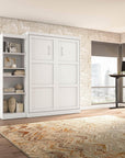Modubox Pur 90" Queen Size Murphy Wall Bed with Storage Unit, image 4