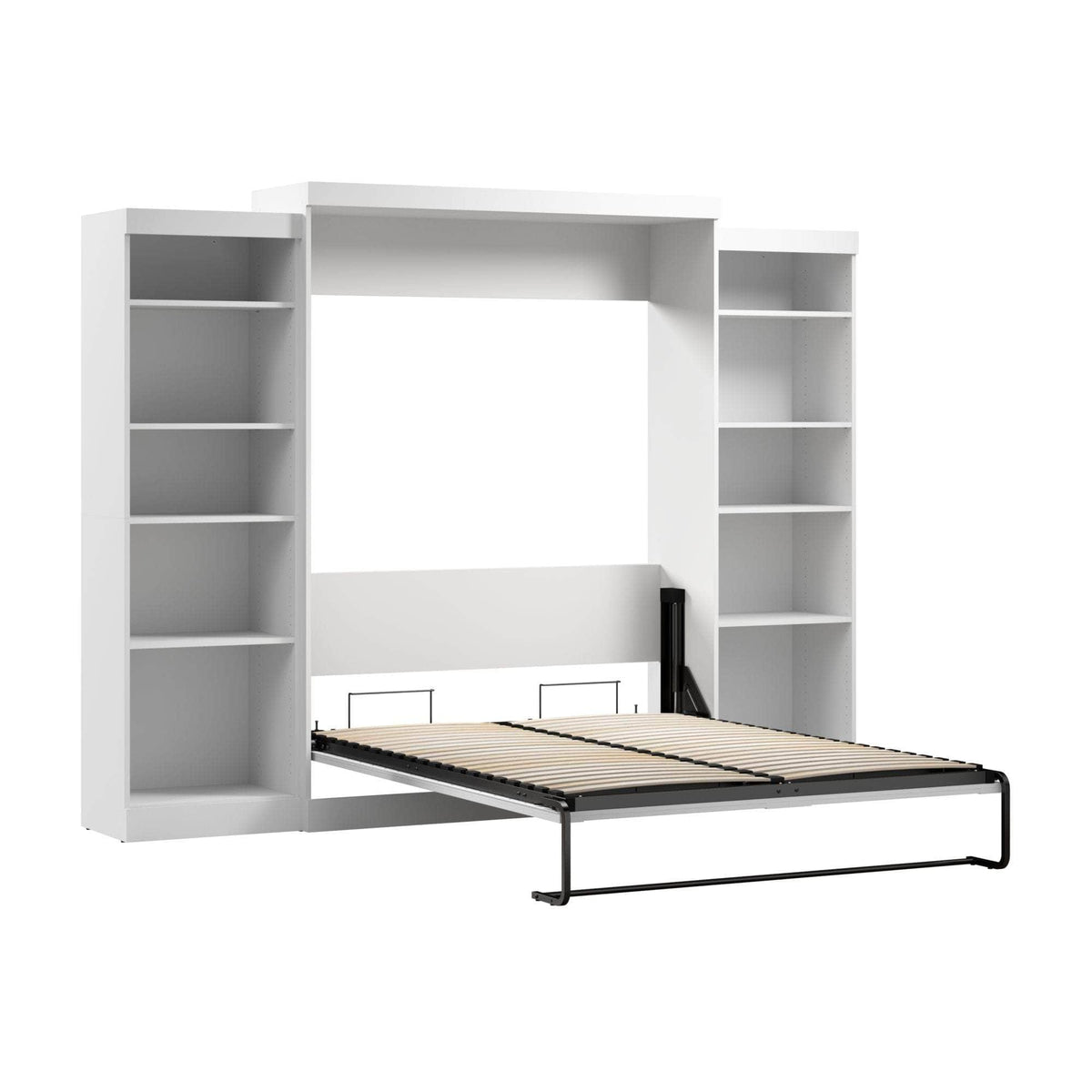 Modubox Pur Queen Murphy Wall Bed and 2 Storage Units (115W), image 18
