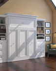 Modubox Versatile 115" Queen Size Murphy Wall Bed with 2 Storage Units, image 3