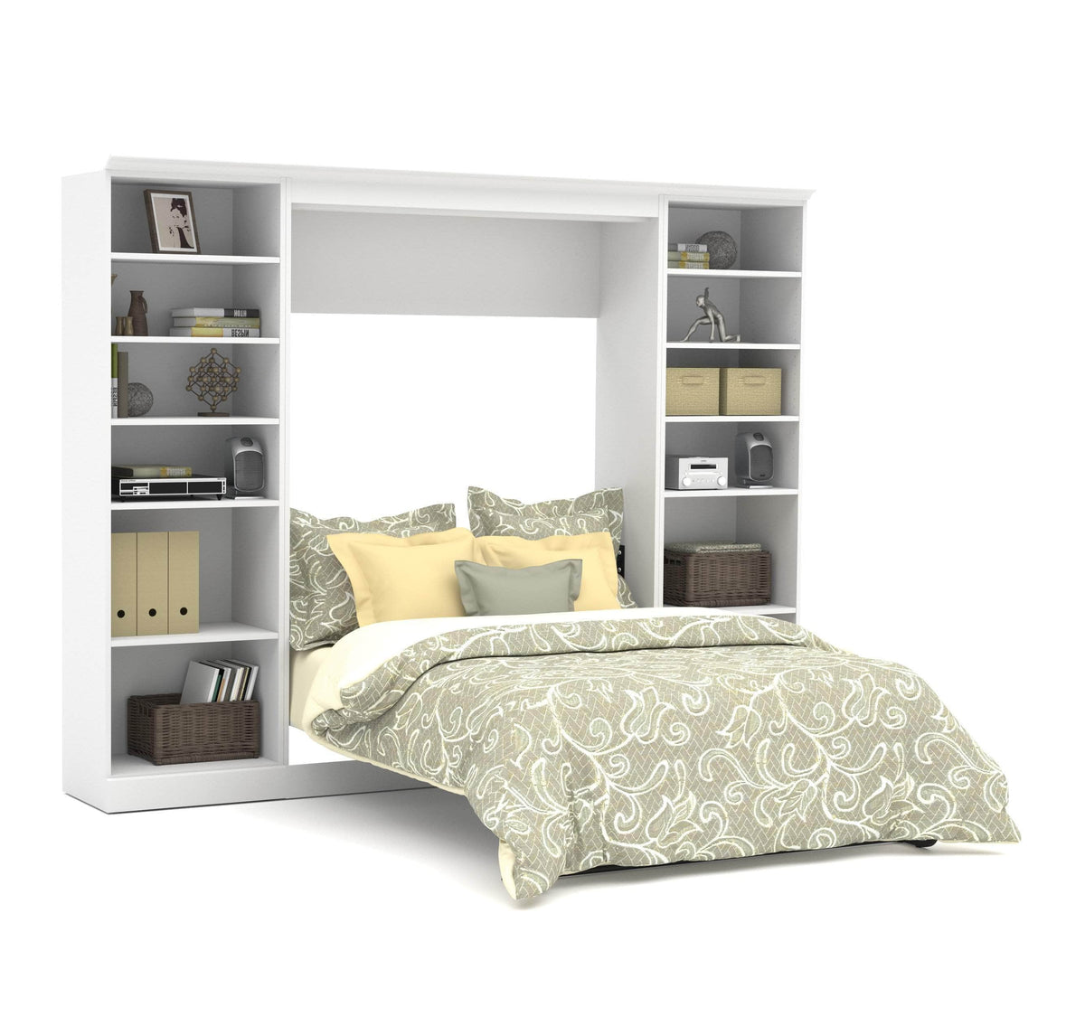 Modubox Versatile Full Murphy Wall Bed and 2 Storage Units, image 3