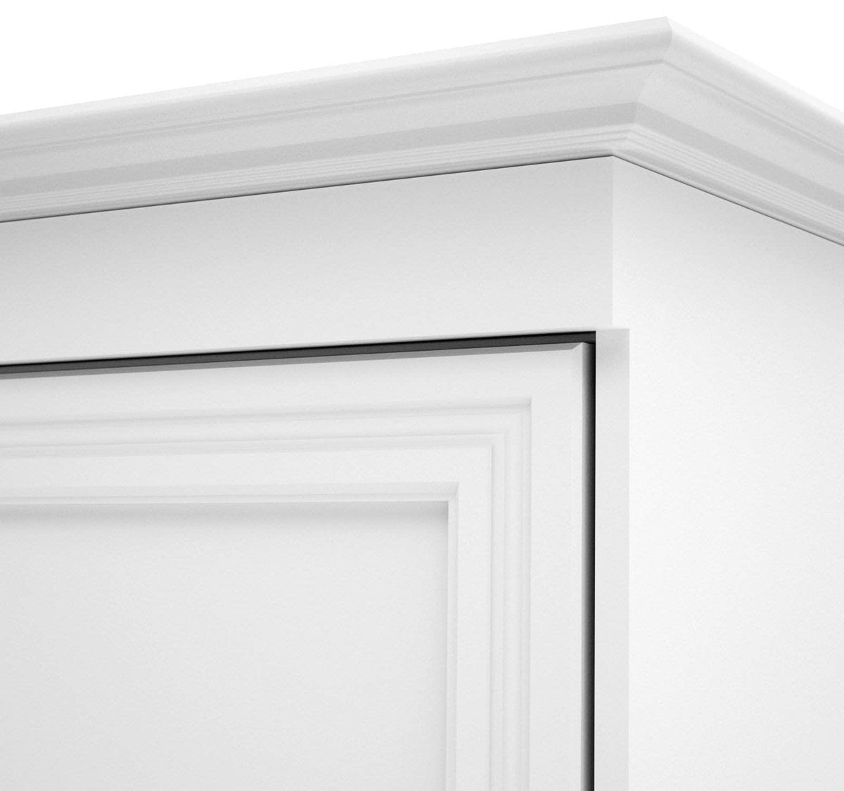 Modubox Versatile Queen Murphy Bed and 2 Storage Units (115”) White, image 11