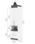 Modubox Orion 20"W Storage Cabinet with Pull Out Shelf, image 10