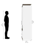Modubox Orion 30"W Storage Cabinet with Pull Out Shelf, image 9
