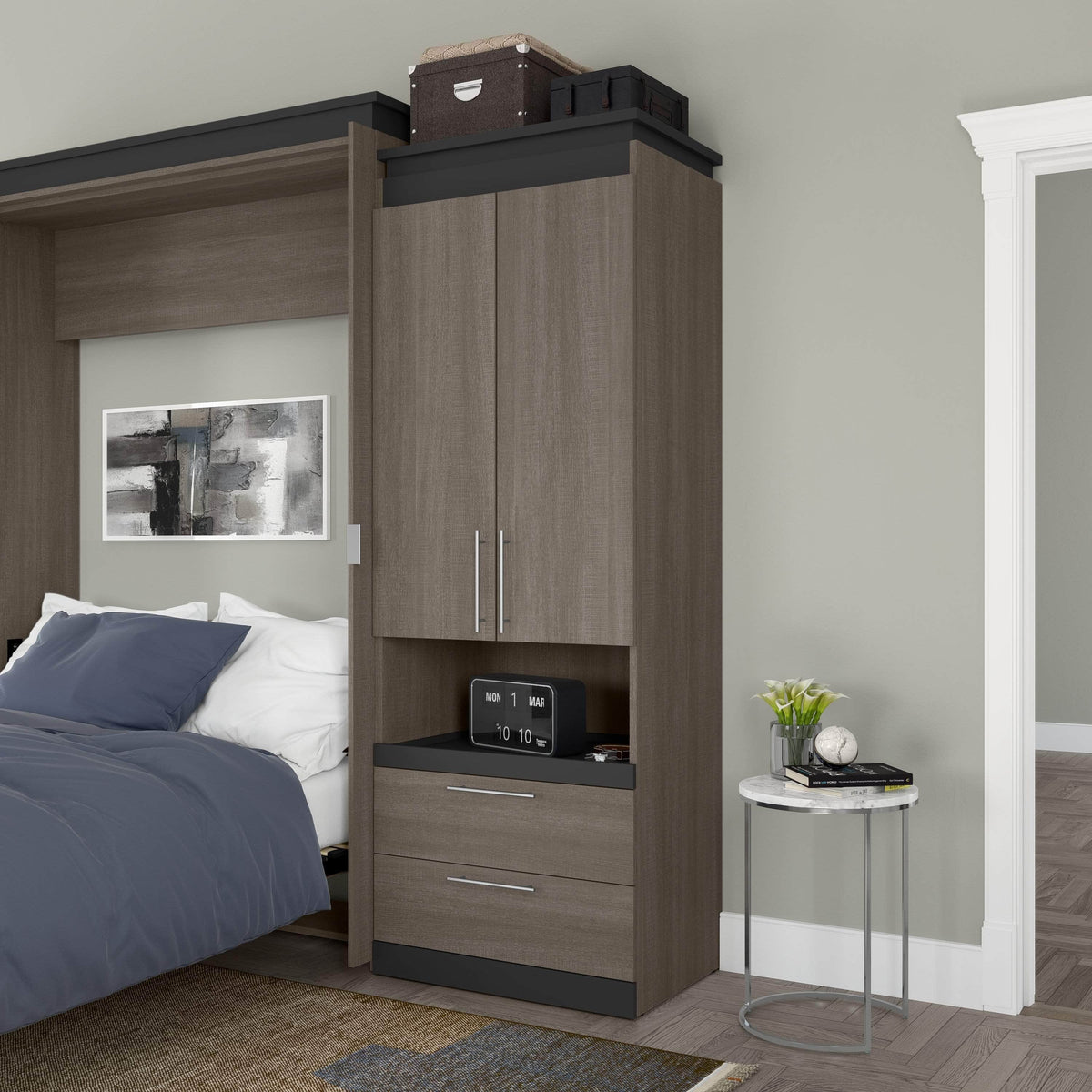 Modubox Orion 30"W Storage Cabinet with Pull Out Shelf, image 13