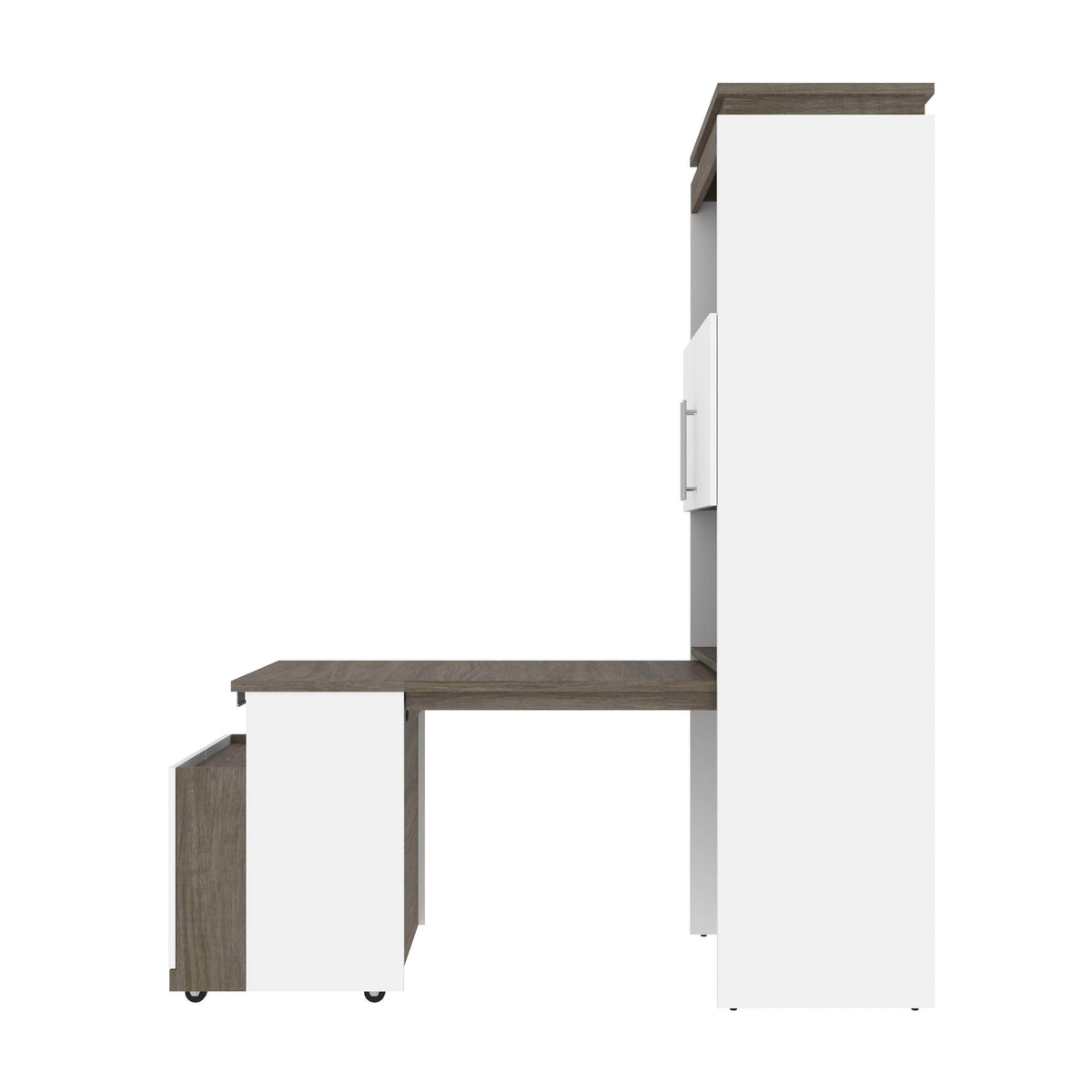 Modubox Orion Shelving Unit with Fold Out Desk, image 10