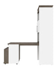 Modubox Orion Shelving Unit with Fold Out Desk, image 10