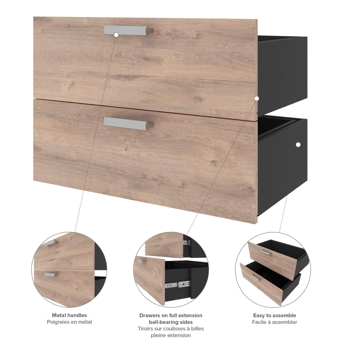Modubox Cielo 2 Drawer Set for Cielo 29.5” Closet Organizer, image 3