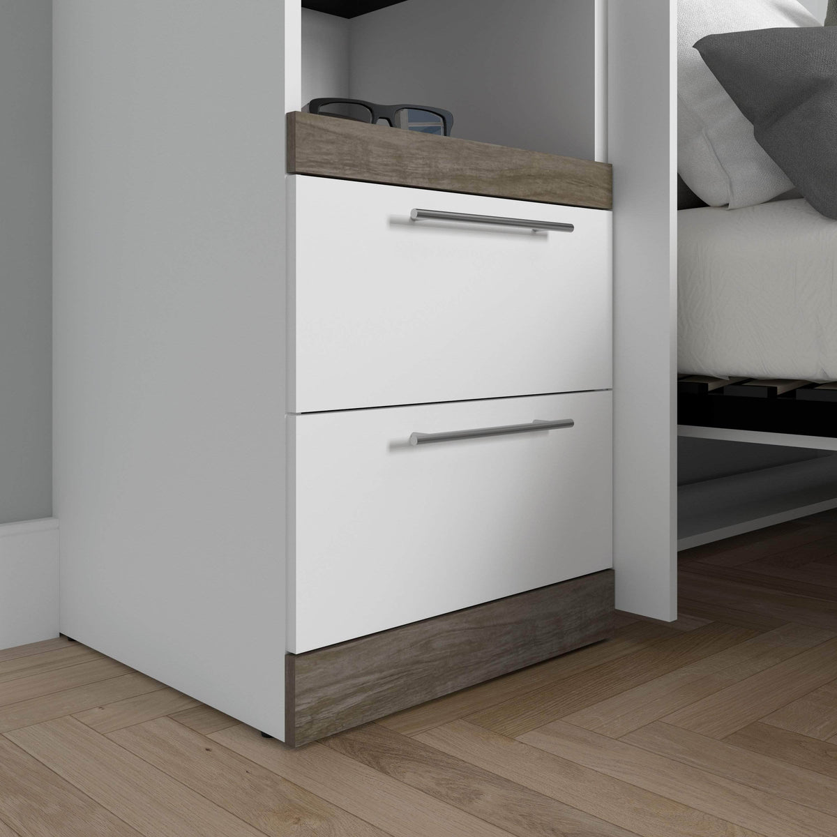 Modubox Orion 2 Drawer Set For Orion 20"W Narrow Shelving Unit, image 1
