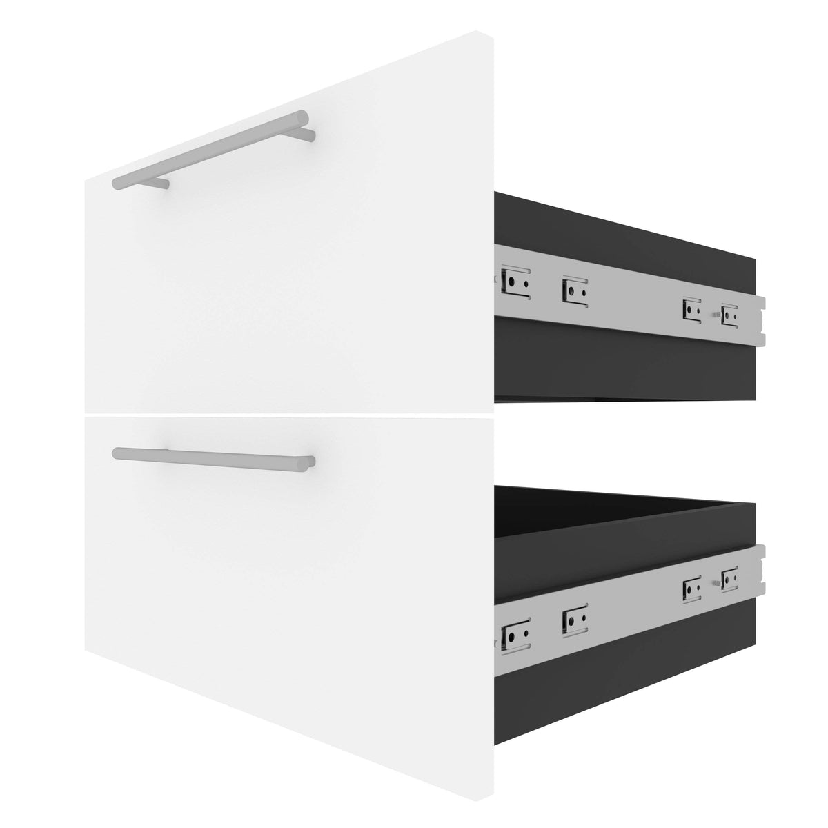 Modubox Orion 2 Drawer Set For Orion 20"W Narrow Shelving Unit, image 5