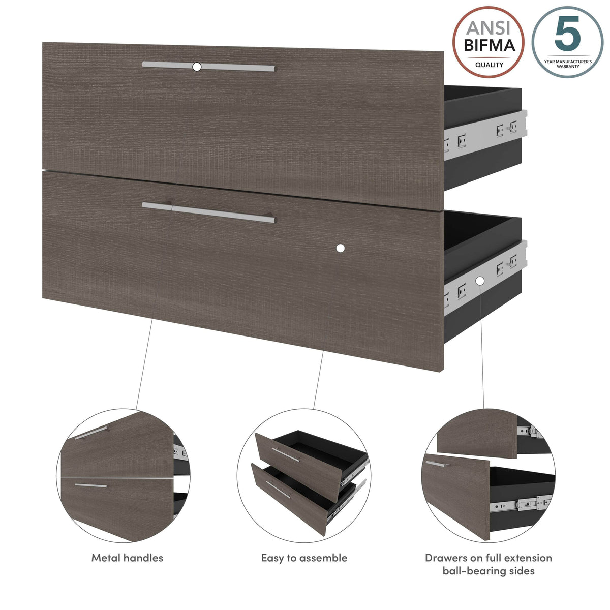 Modubox Orion 2 Drawer Set For Orion 30"W Shelving Unit, image 11