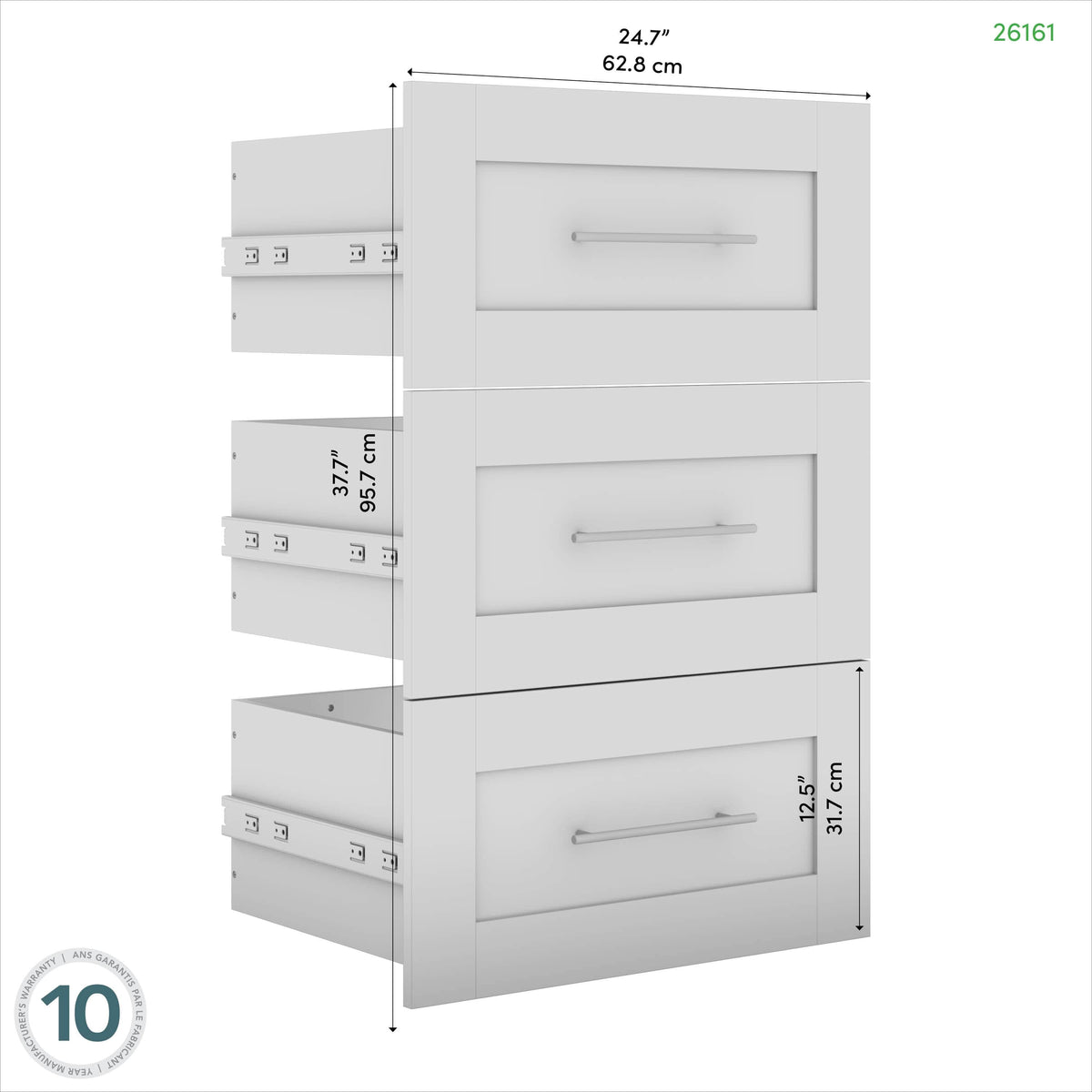 Modubox Pur 3 Drawer Set for Pur 25W Storage Unit, image 21