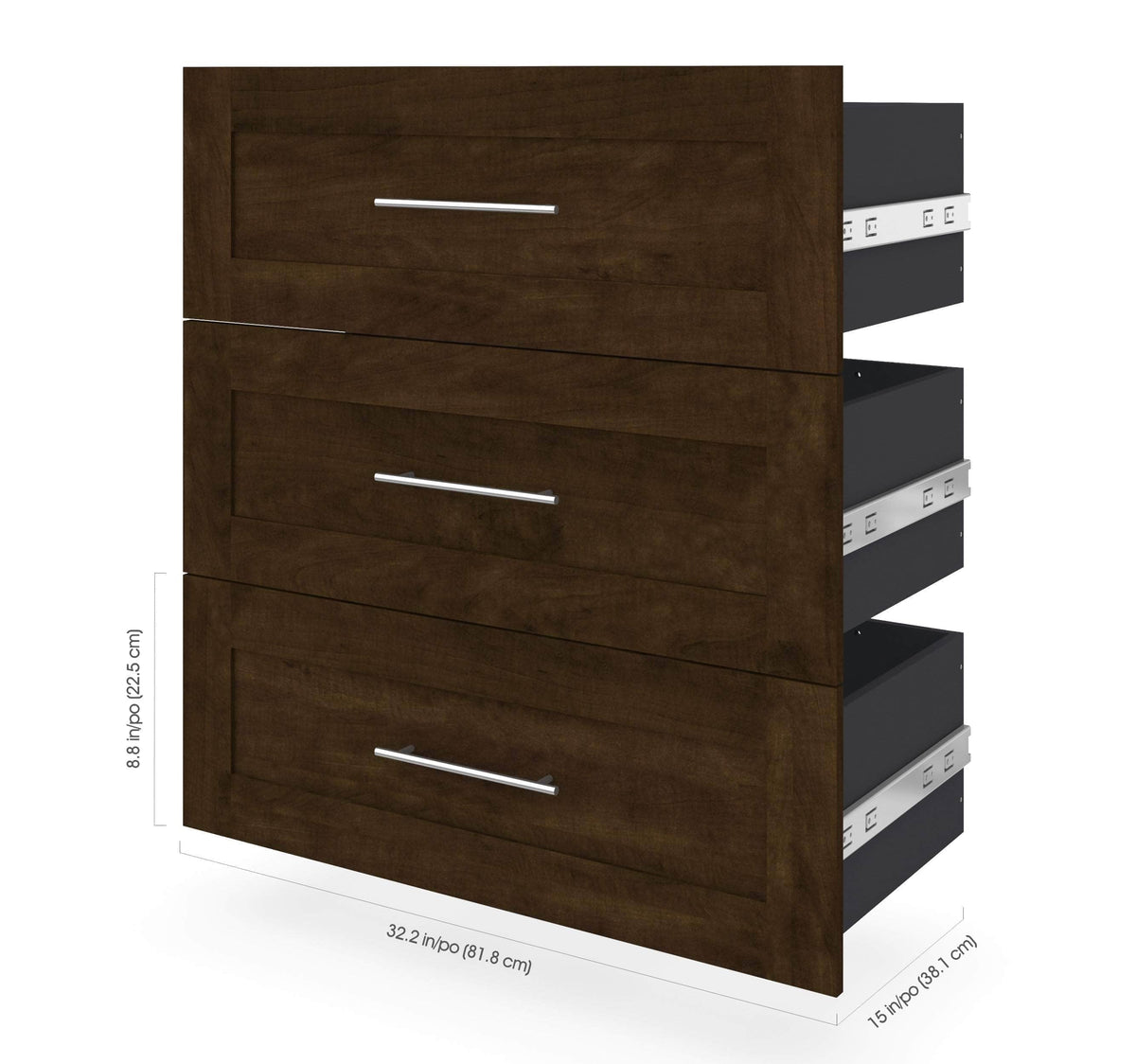 Modubox Pur 3 Drawer Set for Pur 36W Closet Organizer, image 10