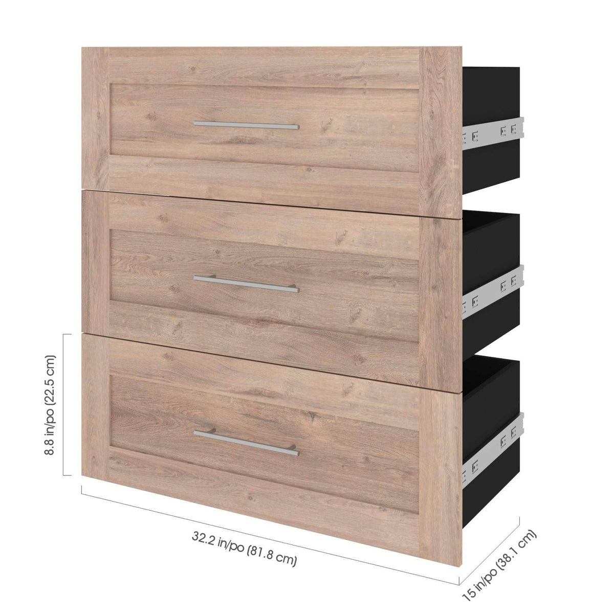 Modubox Pur 3 Drawer Set for Pur 36W Closet Organizer, image 2