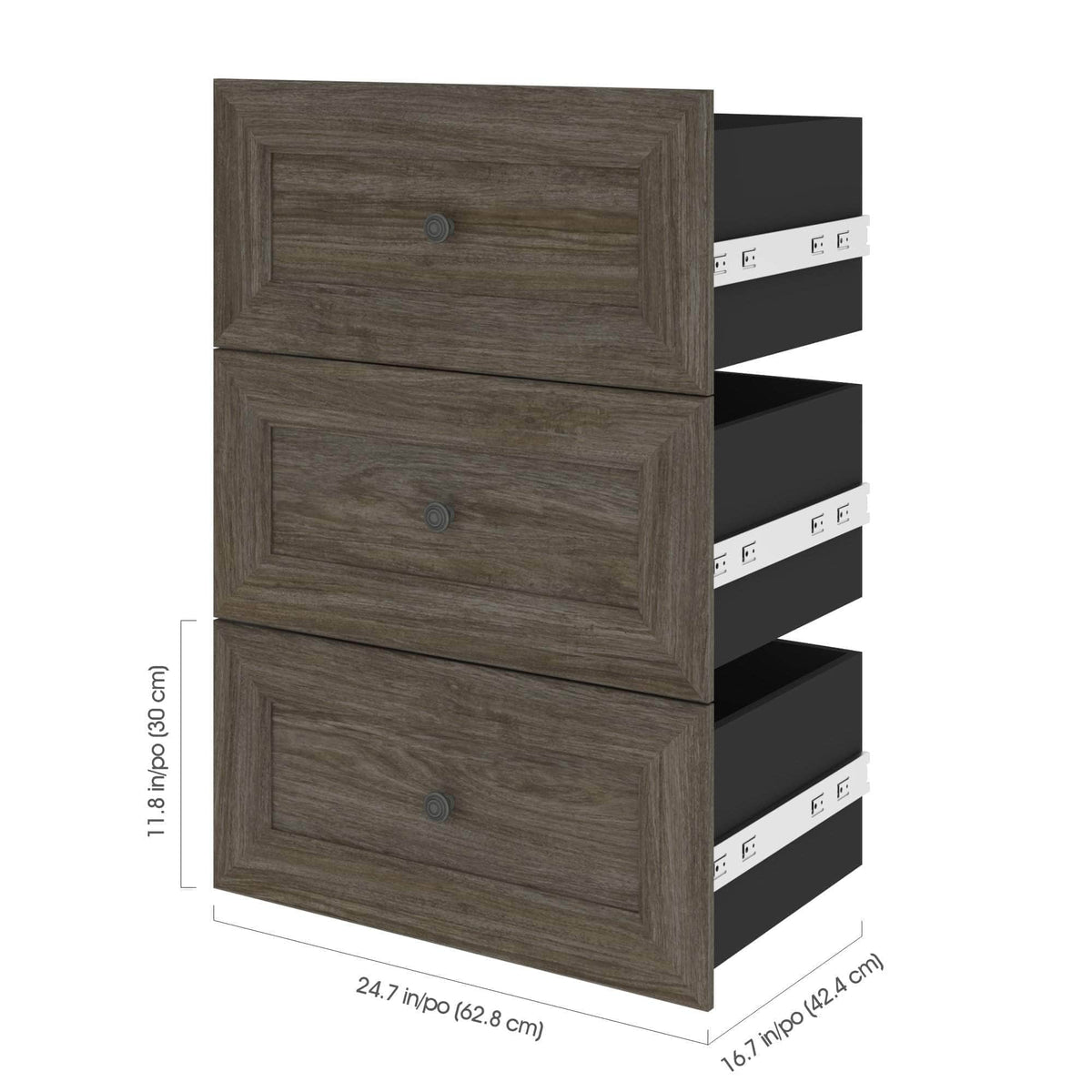 Modubox Versatile 3 Drawer Set for Versatile 25” Storage Unit, image 3