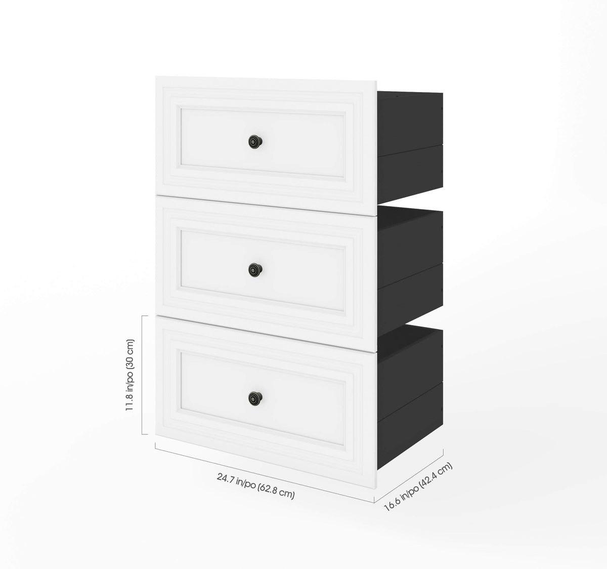 Modubox Versatile 3 Drawer Set for Versatile 25” Storage Unit, image 8