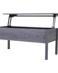 Aosom 39 Inch Modern Rectangular Lift Top Coffee Table with Storage, image 7